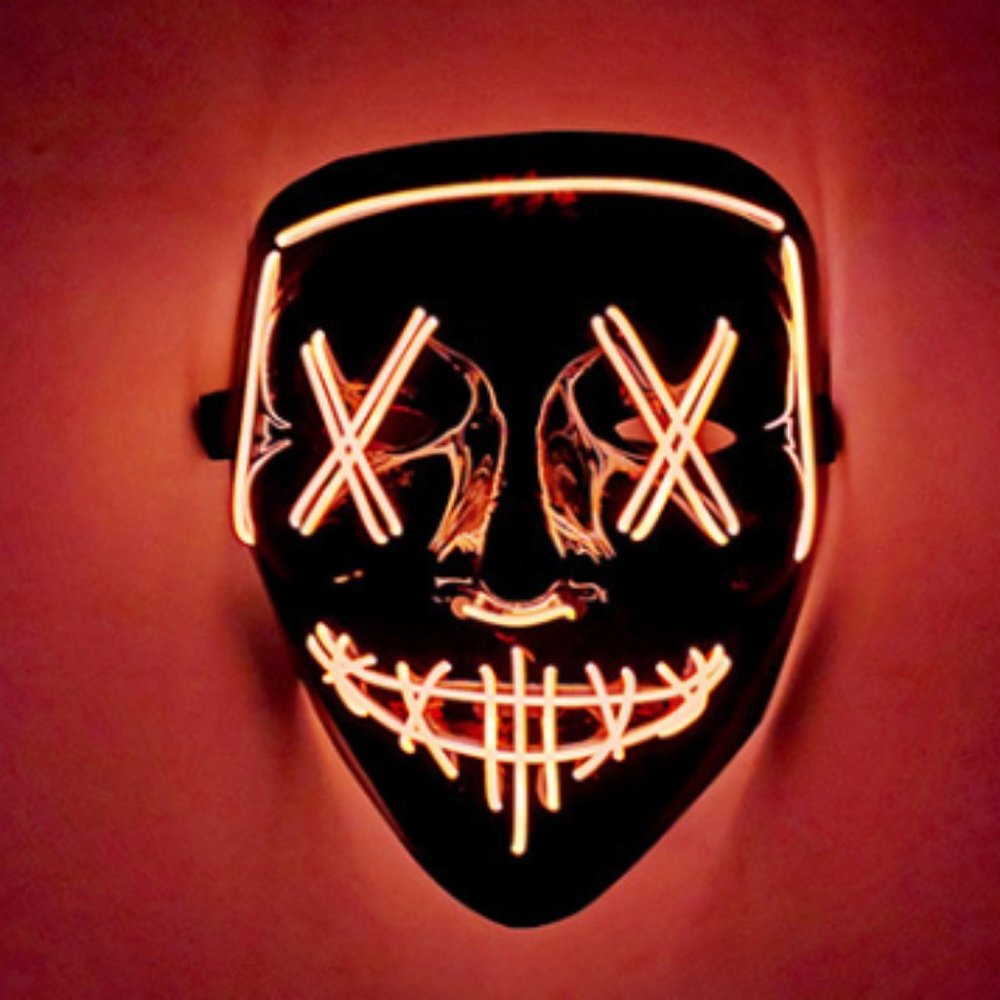 Led Light Up Purge Mask